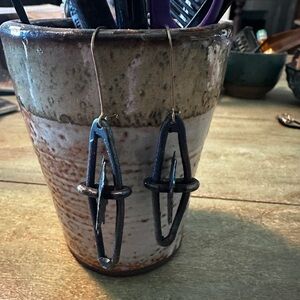 Steampunk cog earrings